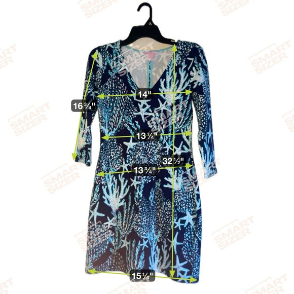 Lilly Pulitzer Clarke French Terry Dress in Good Reef Size XS - Picture 10 of 10